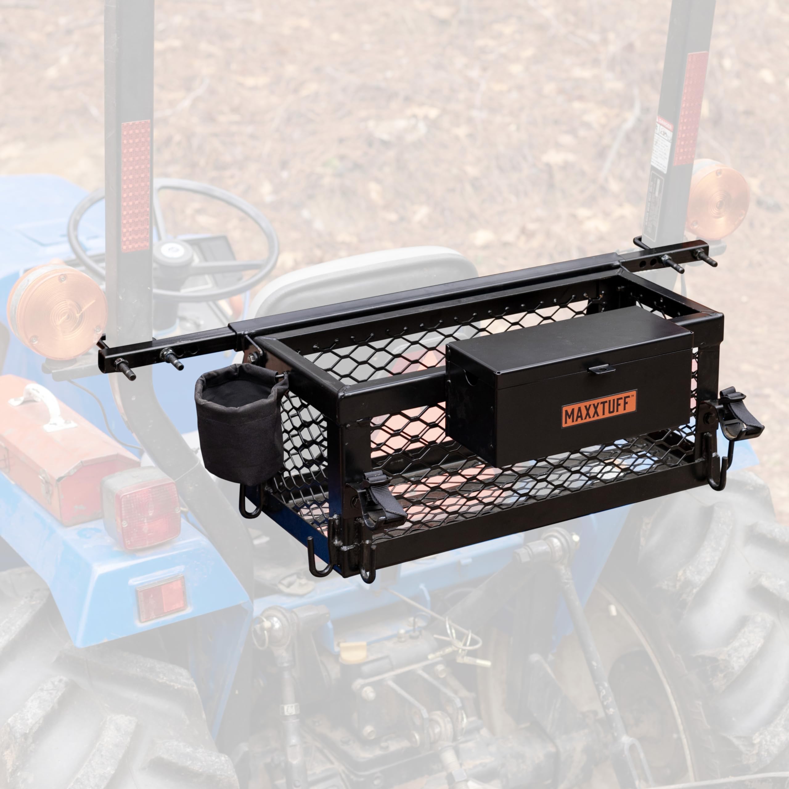 MAXXTUFF Heavy-Duty ROPSRIDER XHD Tractor Basket, Fits Most